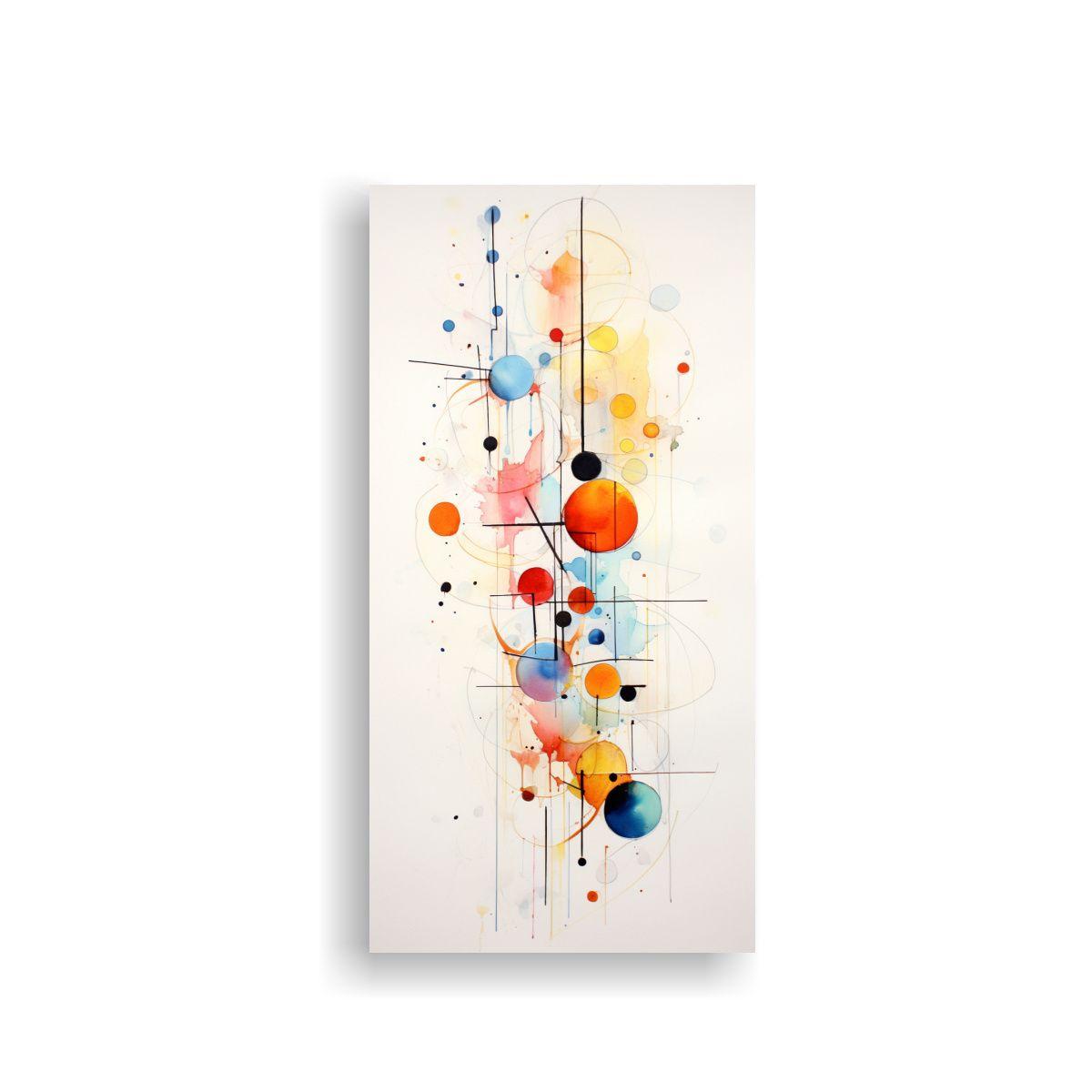 Cuadro Hermoso Vision Pinturas Abstractas 70x140cm-0