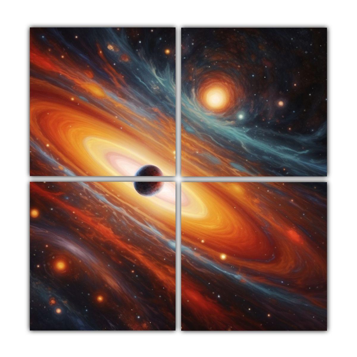Cuadros Decorativos De Oficina En Lienzo 100x100 Cm-0