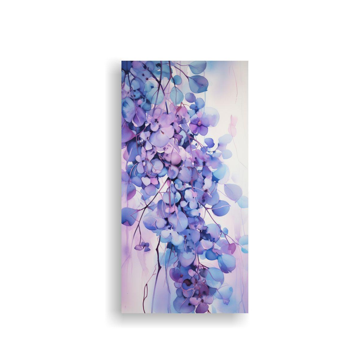 Pintura Abstracta Acuarela árbol De Eucalipto 60x120cm-0