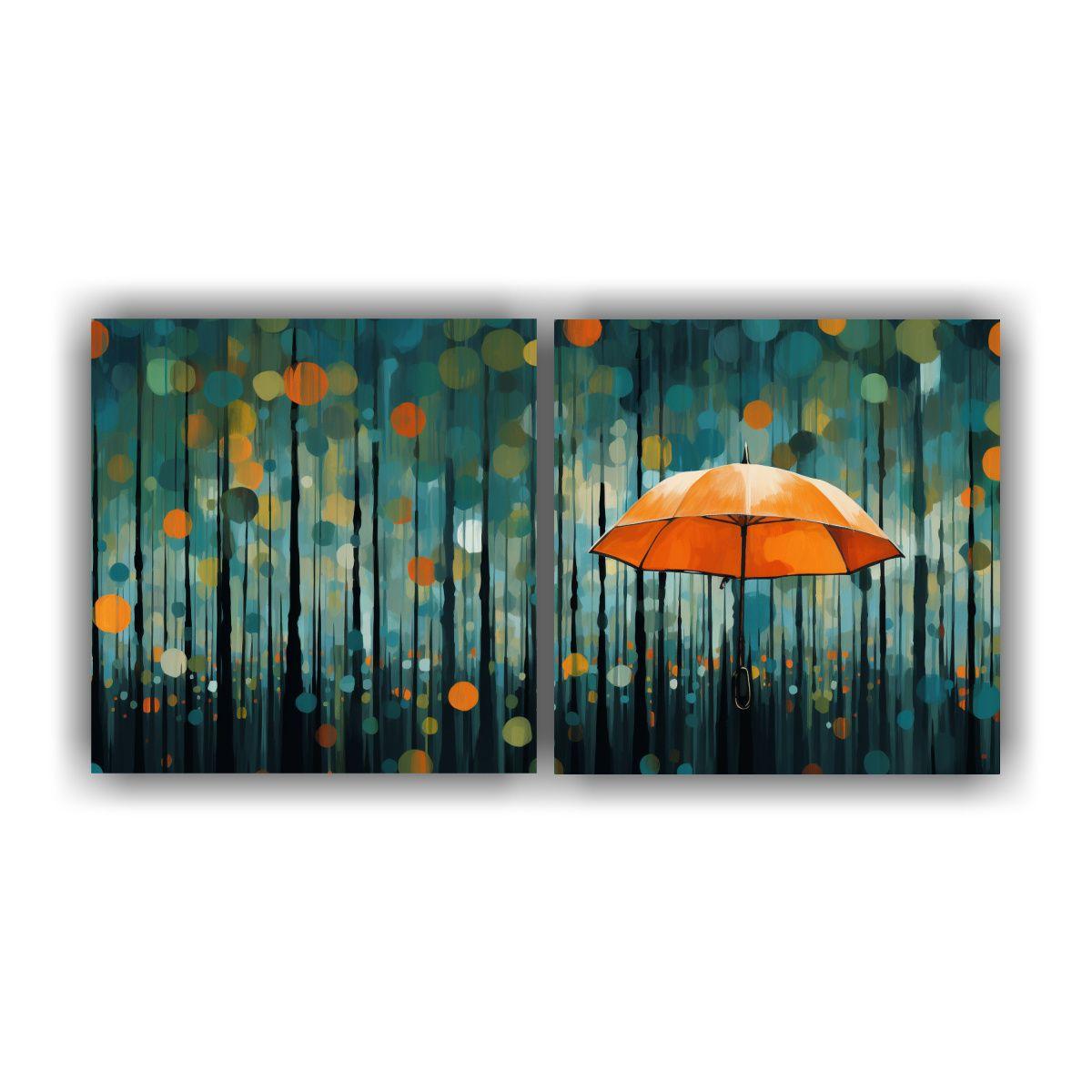 Pinturas Decorativas De Lluvia En Concepto 80x40 Cm-0
