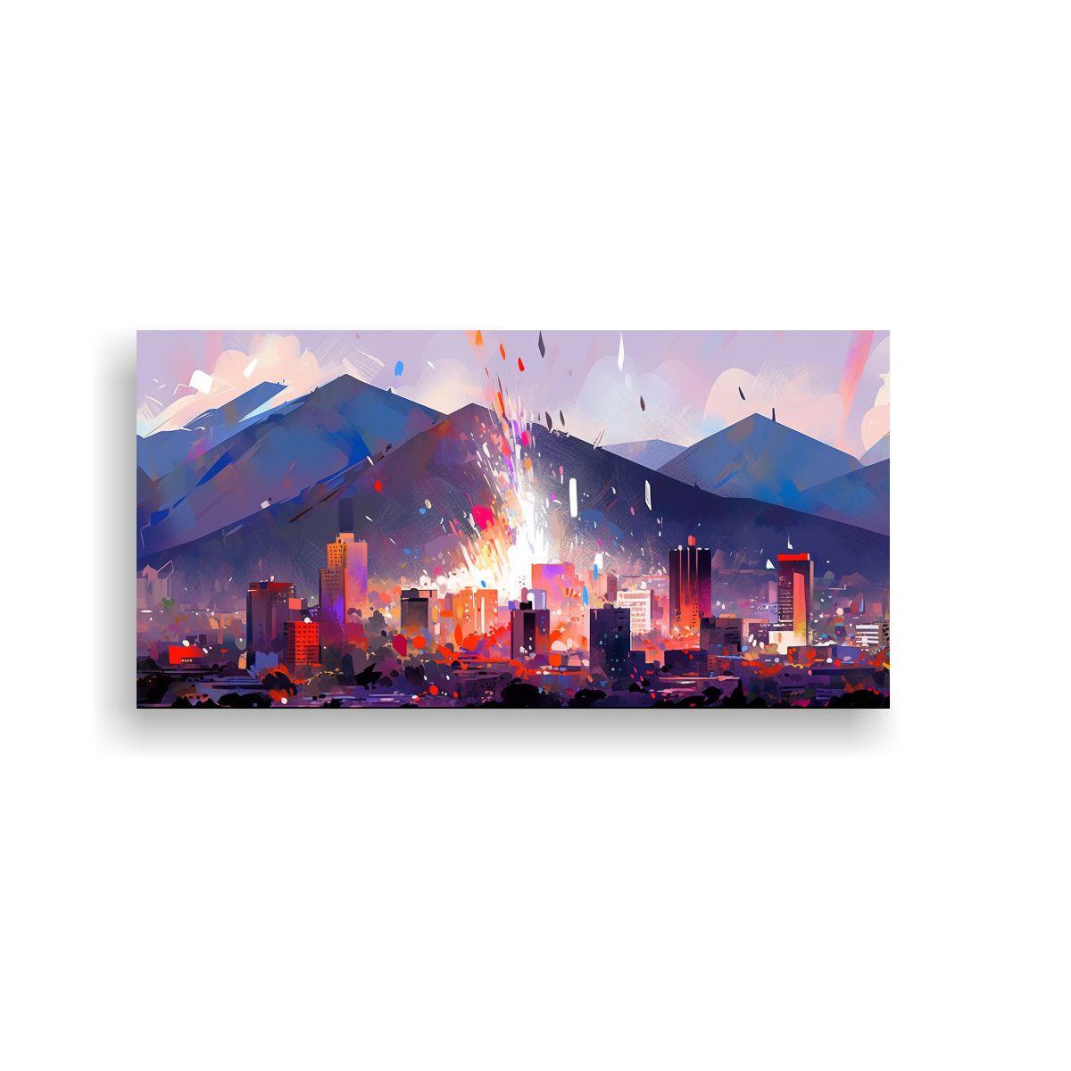 Pinturas De Decoración En Santiago Chile En Color 80x40cm-0