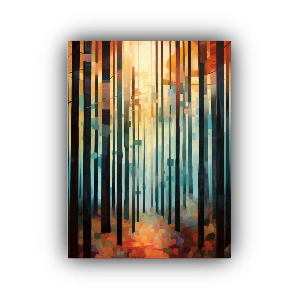 Pinturas Decorativas De Bosque Modernista, 30x45cm-0