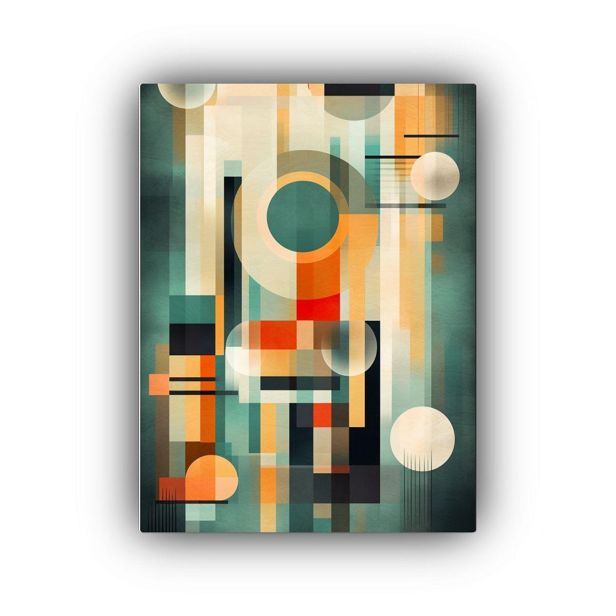 Lienzo Patron Intenso Abstracto Contemporáneo 40x50cm-0