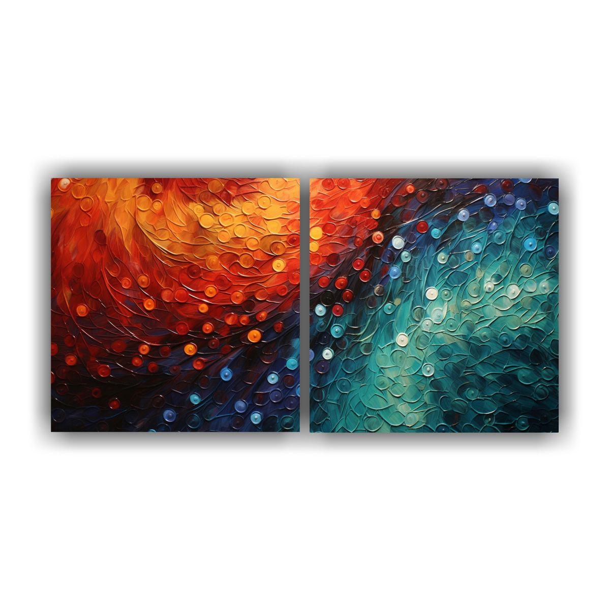 Lienzos Decorativos Urbanos Con Patrones 120x60 Cm-0