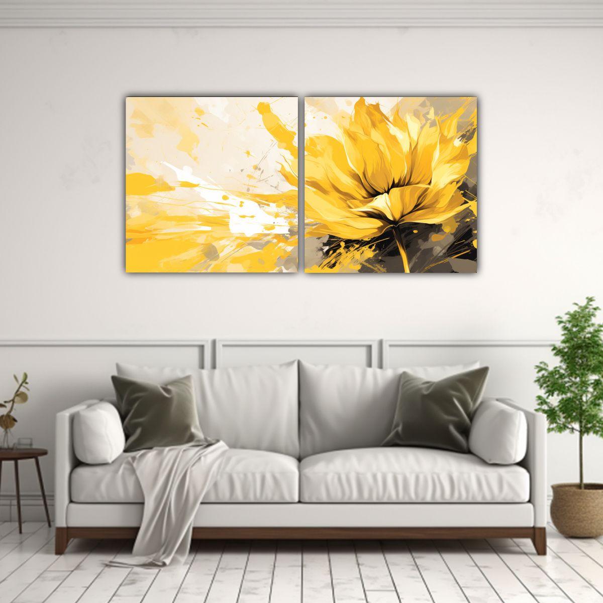 Pintura Decorativa Estilo Medio Pincel Neonoir 40x20 Cm-2