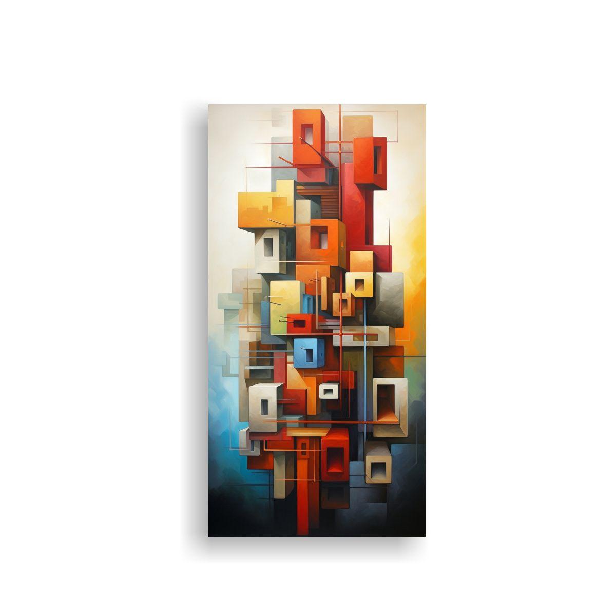 Cuadros Abstractos De Paisajes Hermosos 70x140cm-0