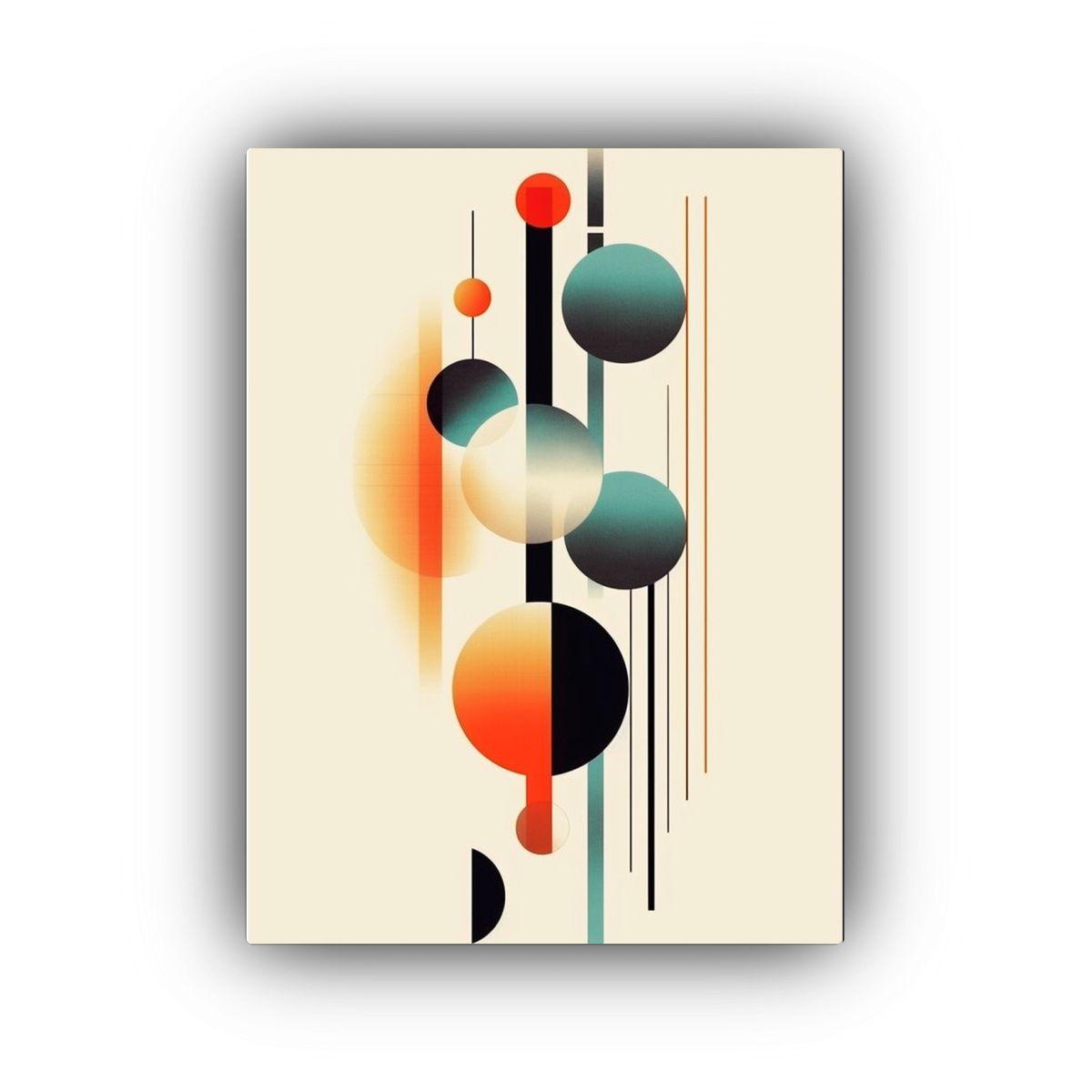 Cuadros De Decoración Con Formas Geométricas 50x75cm-0