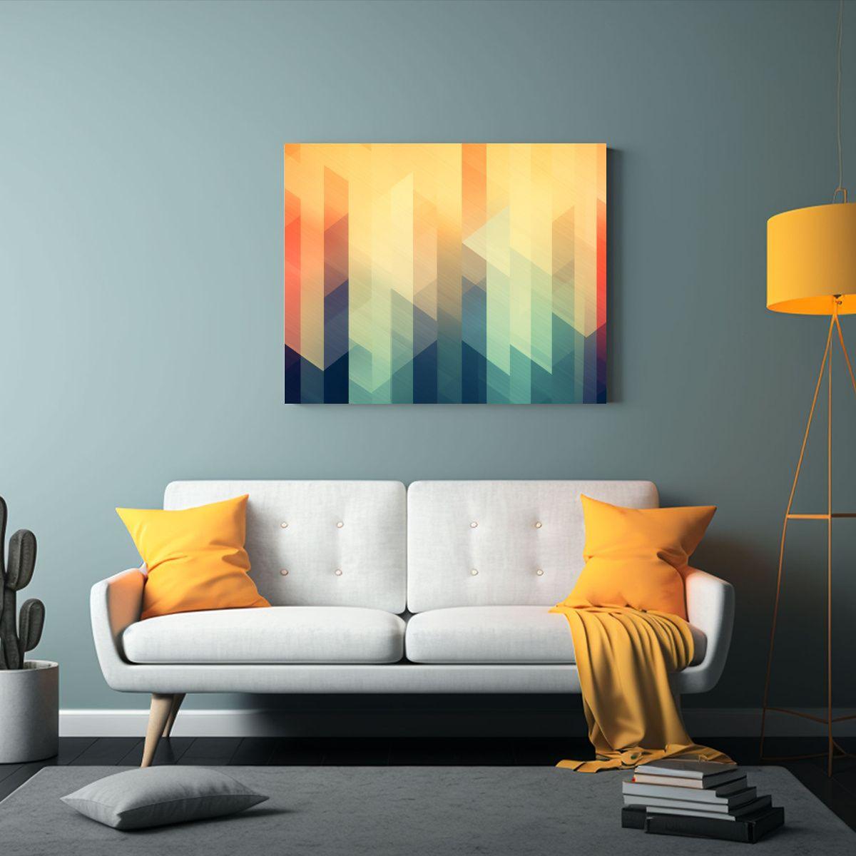 Fondo Minimalista Canva Calidos Con Colores Abstractos Simpl 120x80cm-2