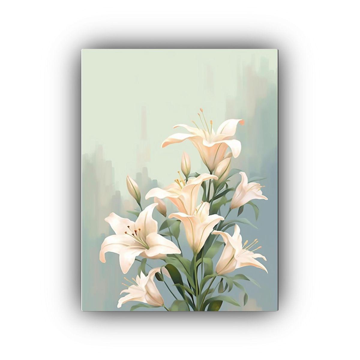 Cuadro Acuarela De Esquina De Visión Con Lienzo 50x75cm-0