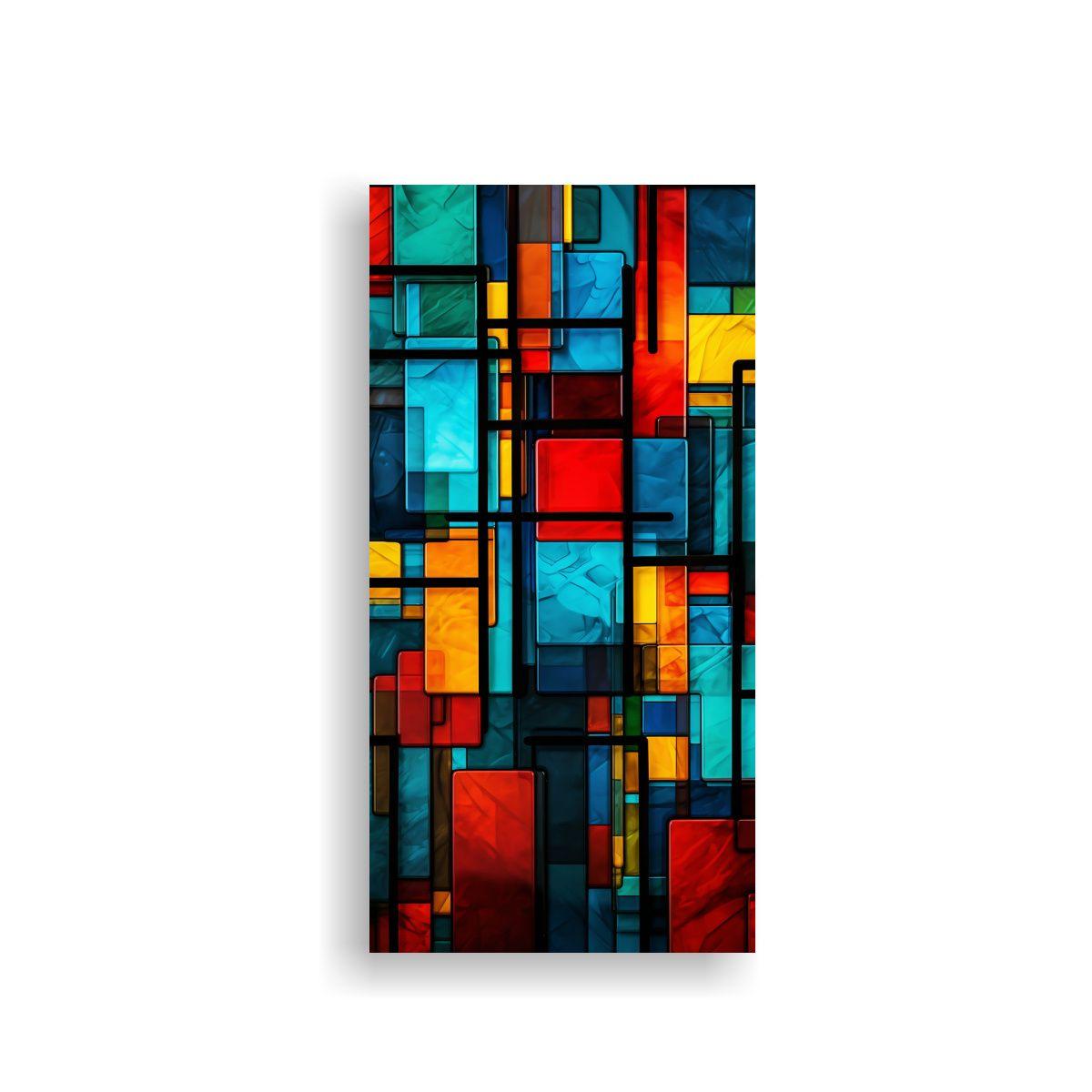 Pinturas Decorativas Vibrantes Con Patrones 20x40cm-0