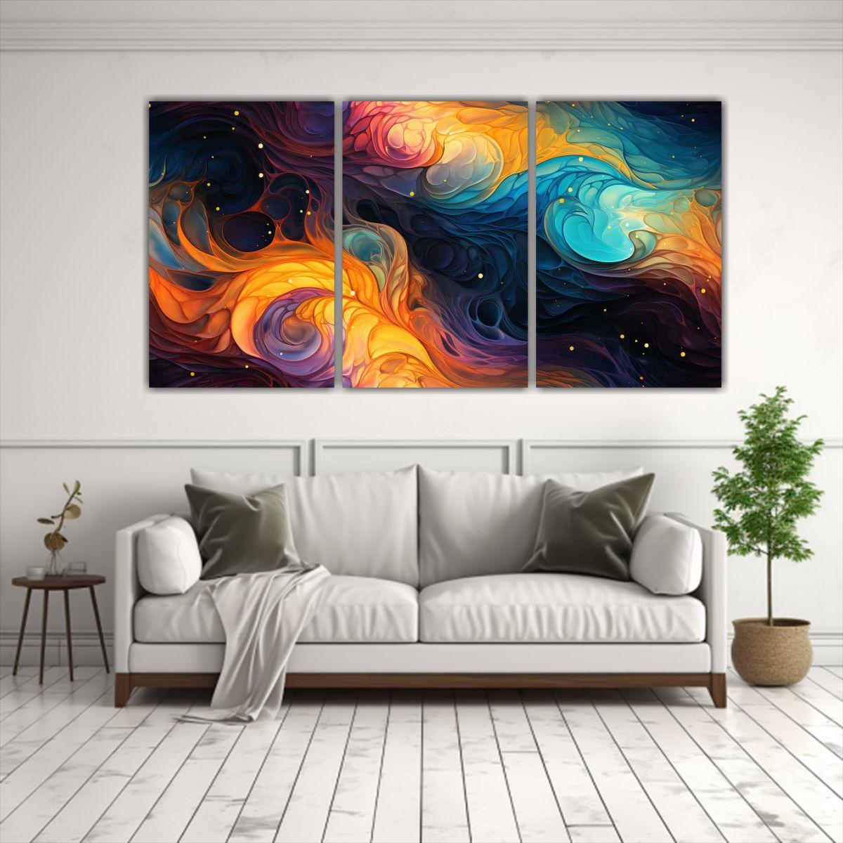 Composiciones Vintage Intensidad Swirl A Fluid 60x30 Cm-2