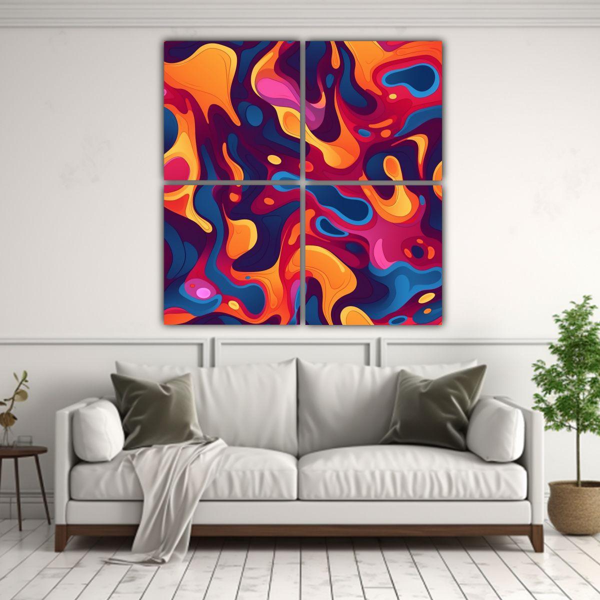 Pinturas Decorativas Clásicas Con Patrón 180x180 Cm-2