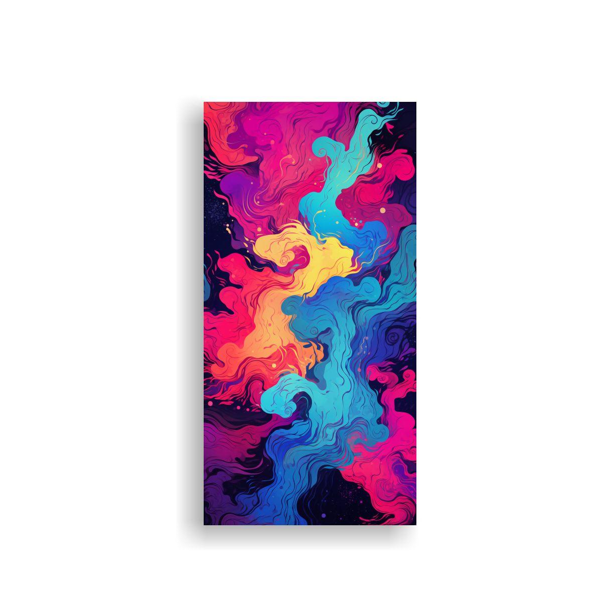 Pinturas Decorativas De Lienzo Con Colores 70x140cm-0
