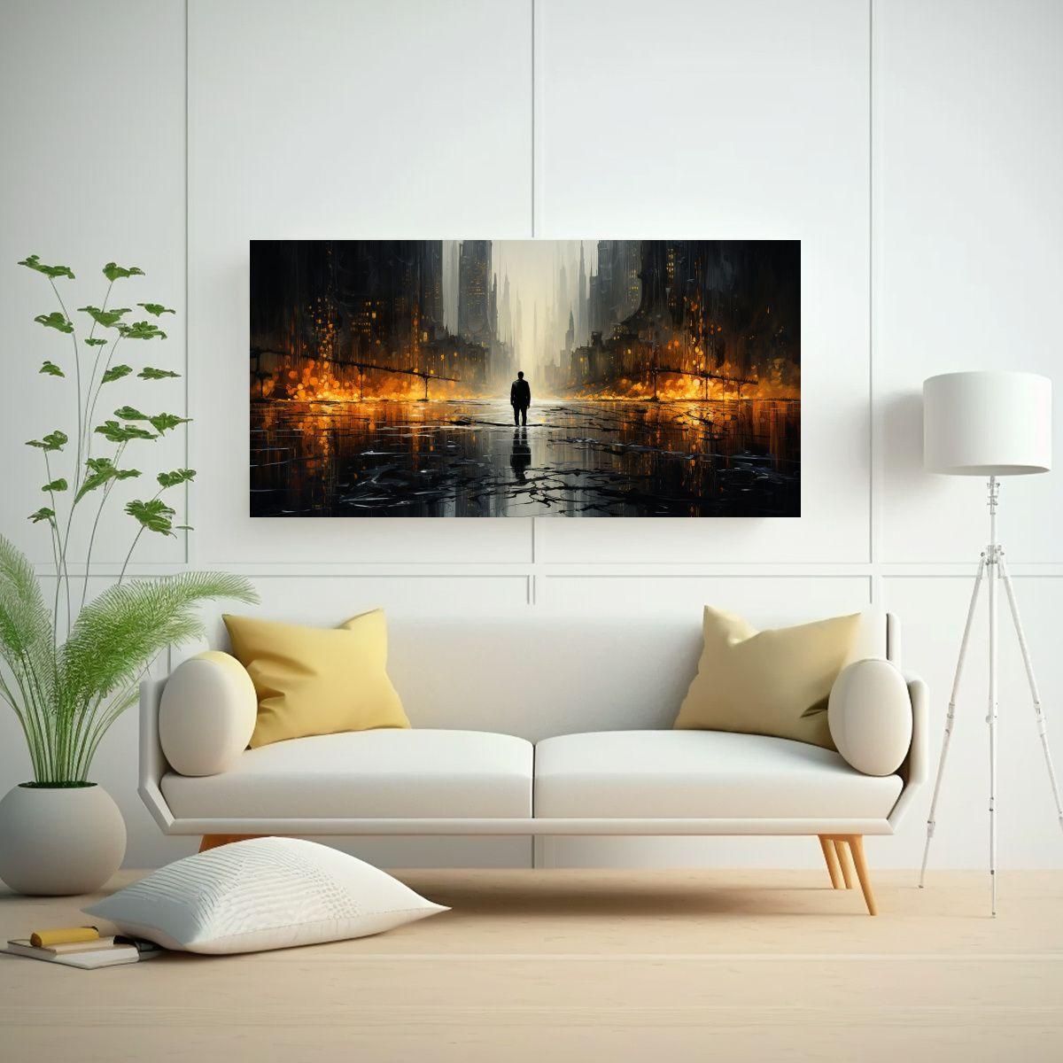 Pinturas Decorativas De Estilo Abstracto 80x40 Cm-2