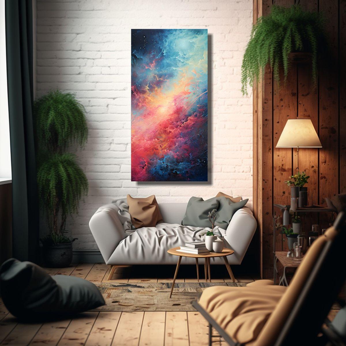 Pintura Decorativa Exclusiva De La Abstracción 70x140cm-2