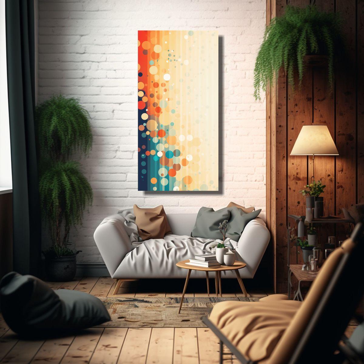 Pintura Decorativa Con Fondo De Arte Retro 80x160 Cm-2