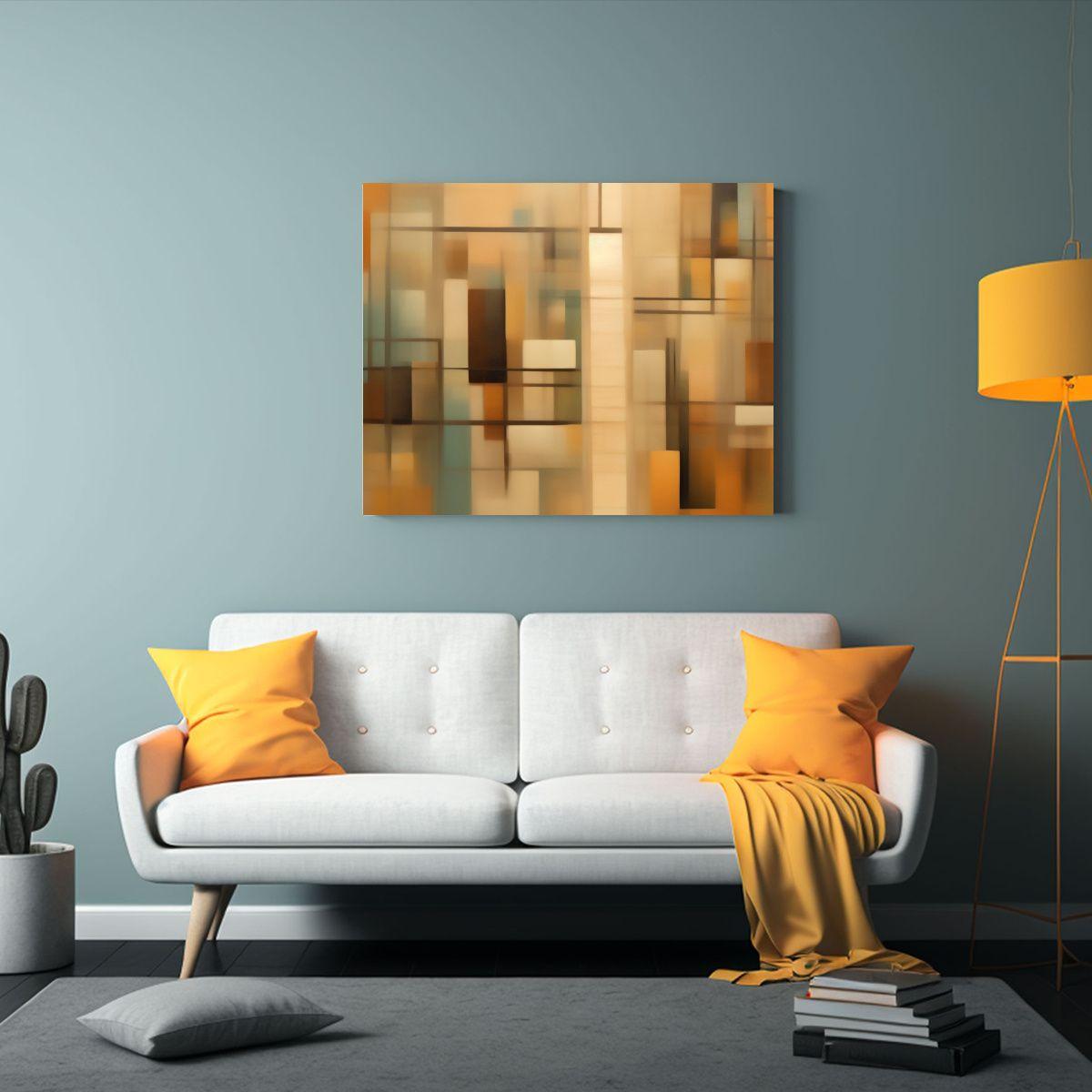 Pinturas Decorativas Abstractas Inspiradas En La Obra De Rob 50x40cm-2
