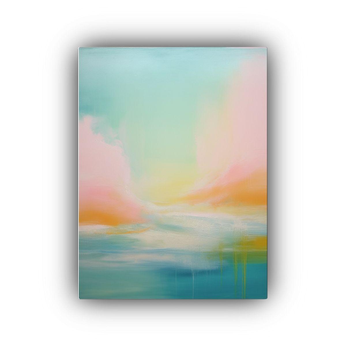 Cuadro Abstracto Minimalista En El Estilo De Roth 50x65cm-0