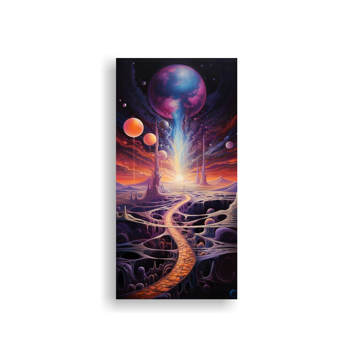 Cuadros Decorativos De Arte Impreso Simetría 40x80cm-0