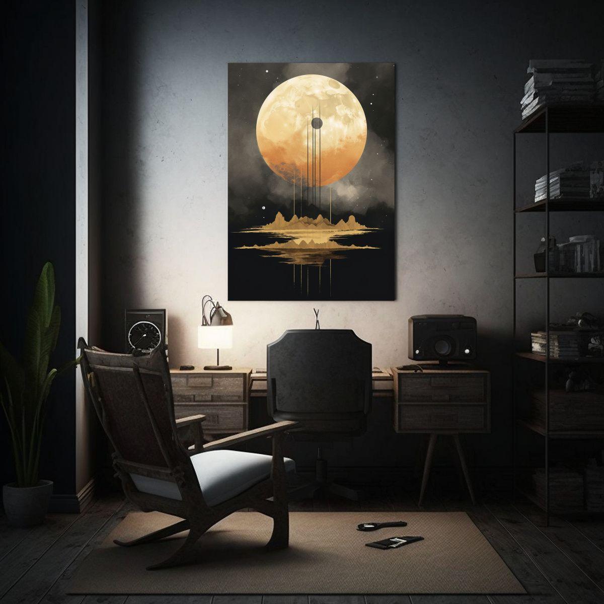 Cuadro De Decoración Canva Fotografía Simetría 50x75cm-2
