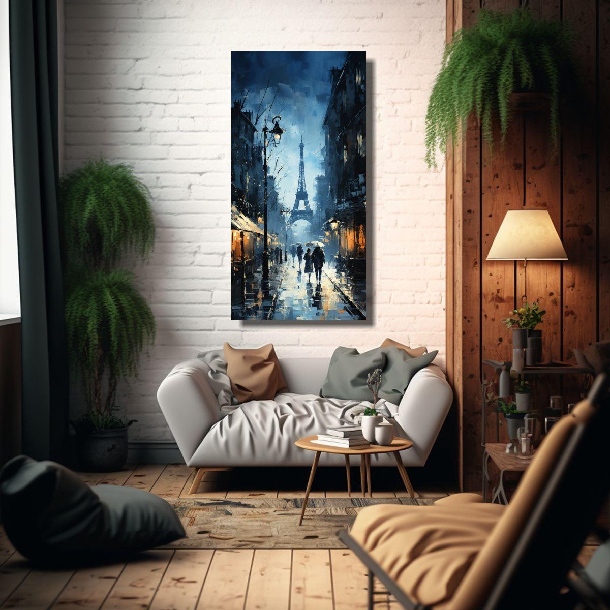 Cuadro Decorativo: Tela En Bastidor Expresión 80x160cm-2
