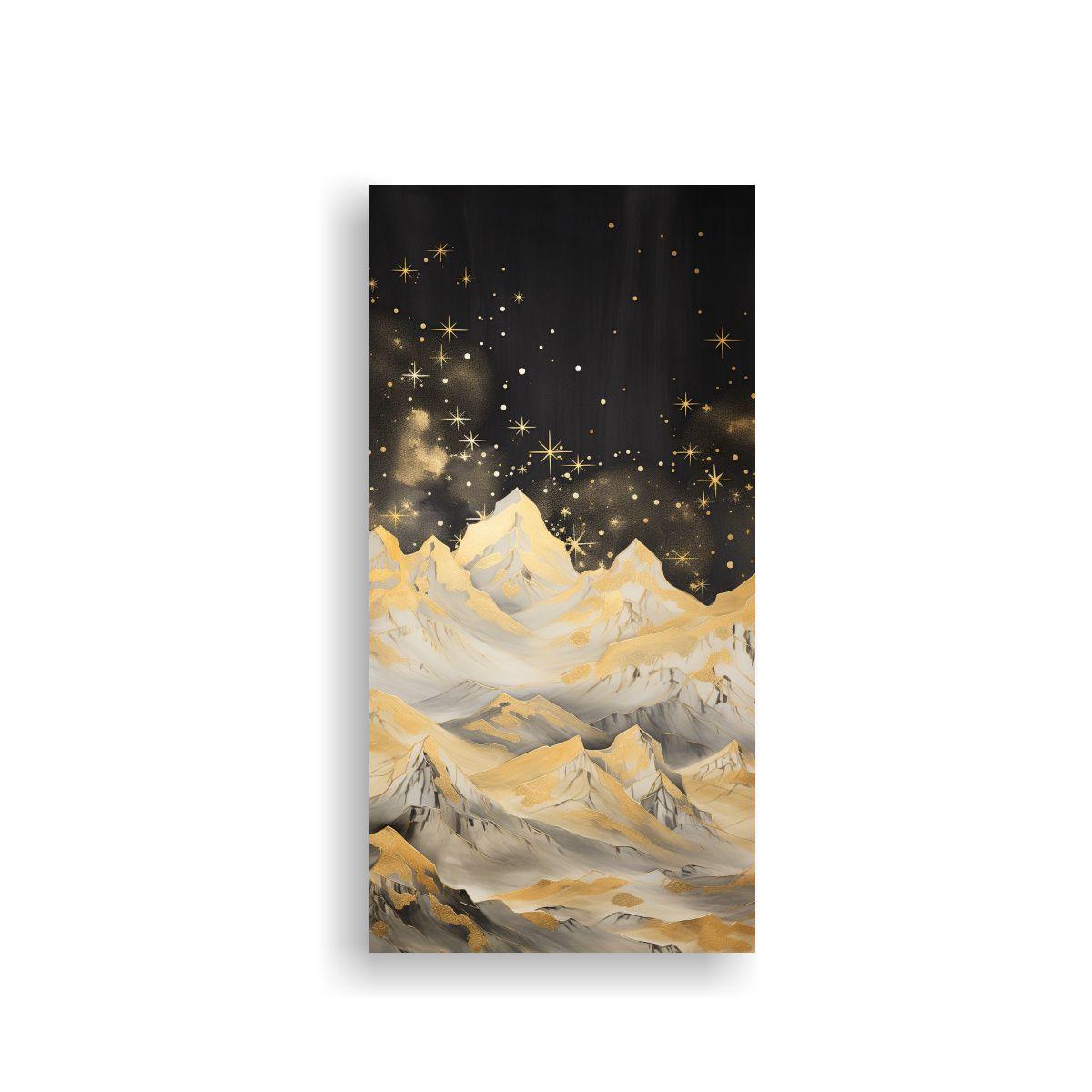 Lienzo De Tela Diseño Habitación Con Paisaje 30x60cm-0