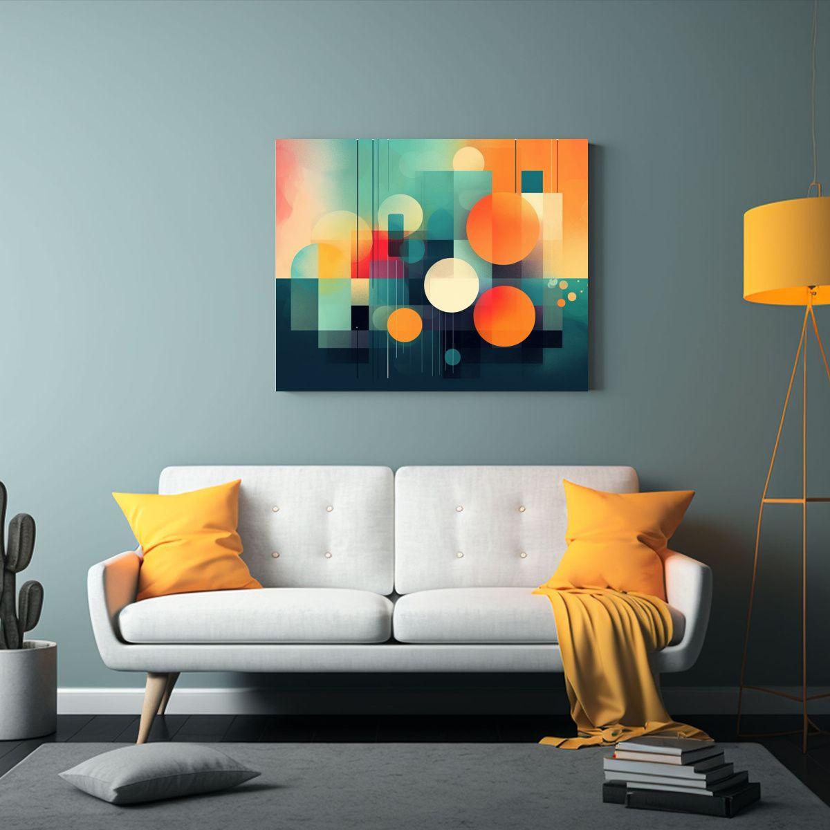 Pinturas Decorativas Minimalistas Modernas Y Futuristas En A 75x50cm-2