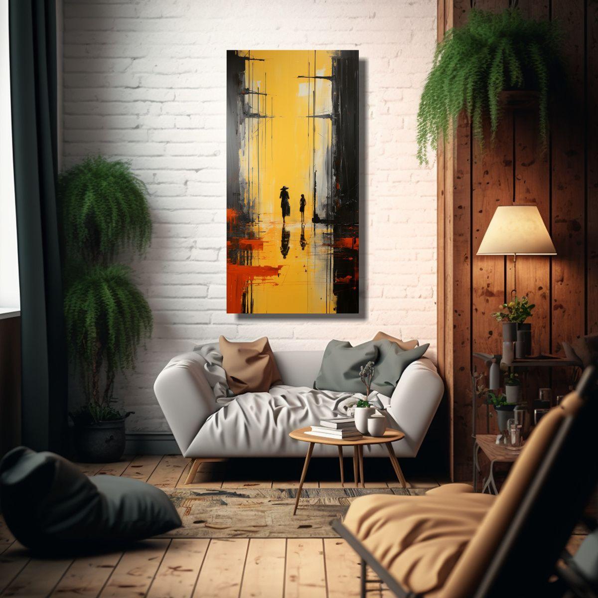 Arte Abstracto Obra Maestra Selva T Savannah 2003 70x140cm-2