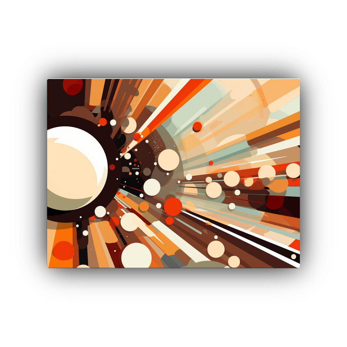 Cuadros Modernos Futuristas Con Bordes Biselados Planos En 2 40x30cm-0