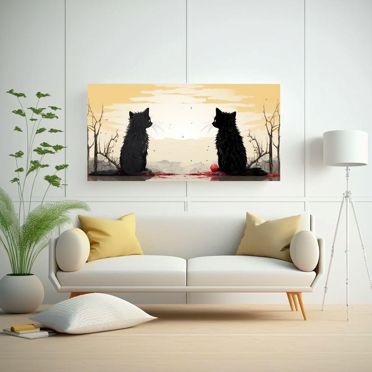 Pinturas Minimalistas De Arte De Manga De Los 90 40x20cm-2