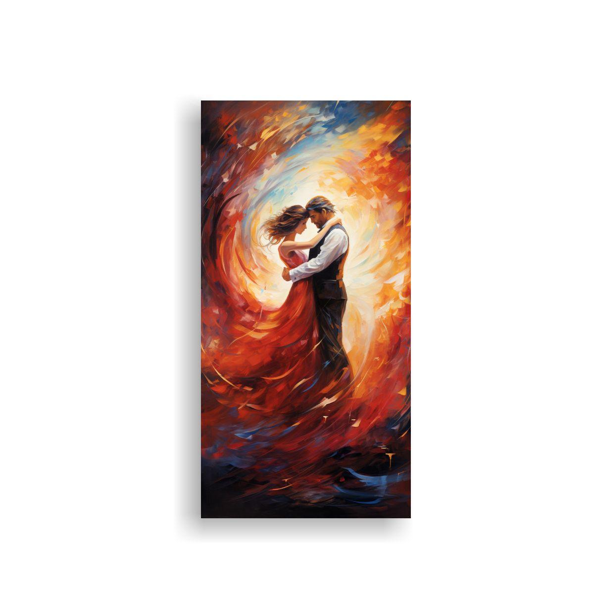 Pintura Decorativa Abstracta Para Habitación 70x140cm-0