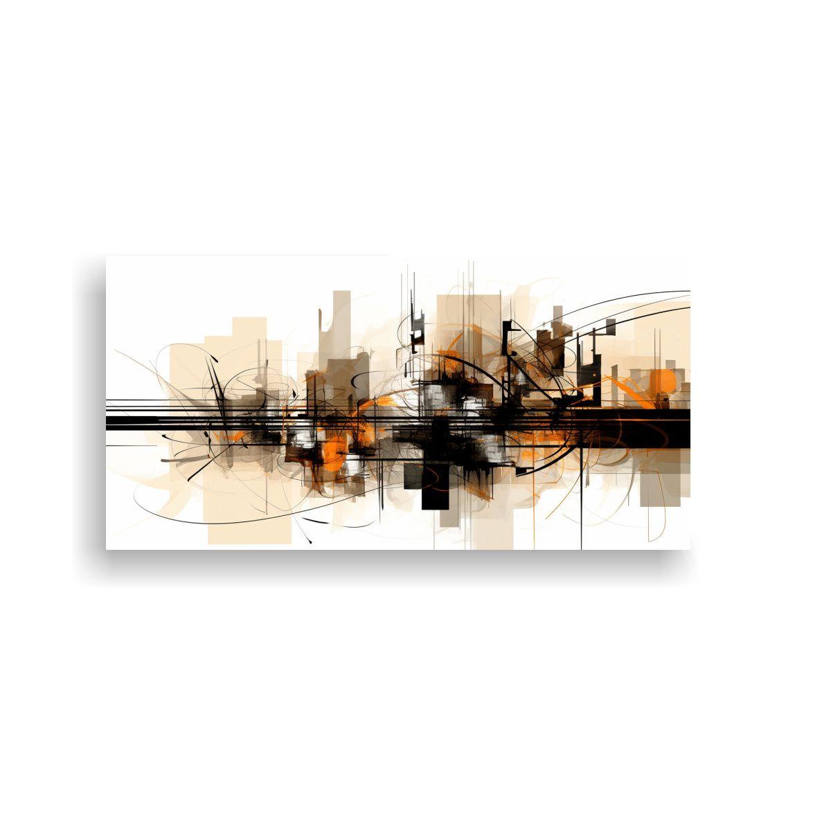 Pintura Decorativa Estilo Pop Art De Berlín En 100x50 Cm-0