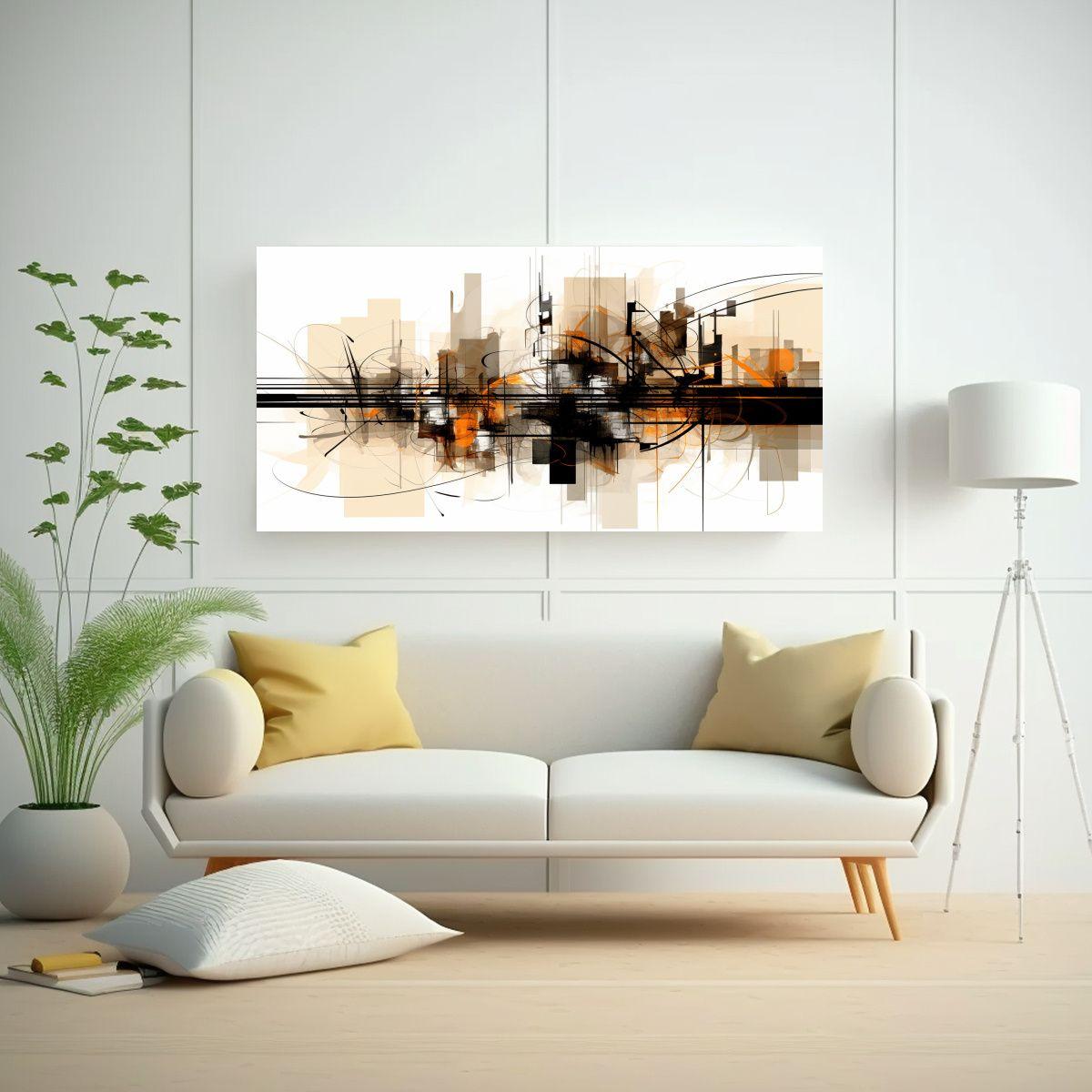 Pintura Decorativa Estilo Pop Art De Berlín En 100x50 Cm-2