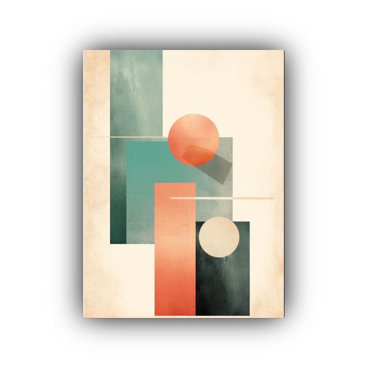 Arte De Pared Patron Intenso Calidez Minimalista 40x50cm-0