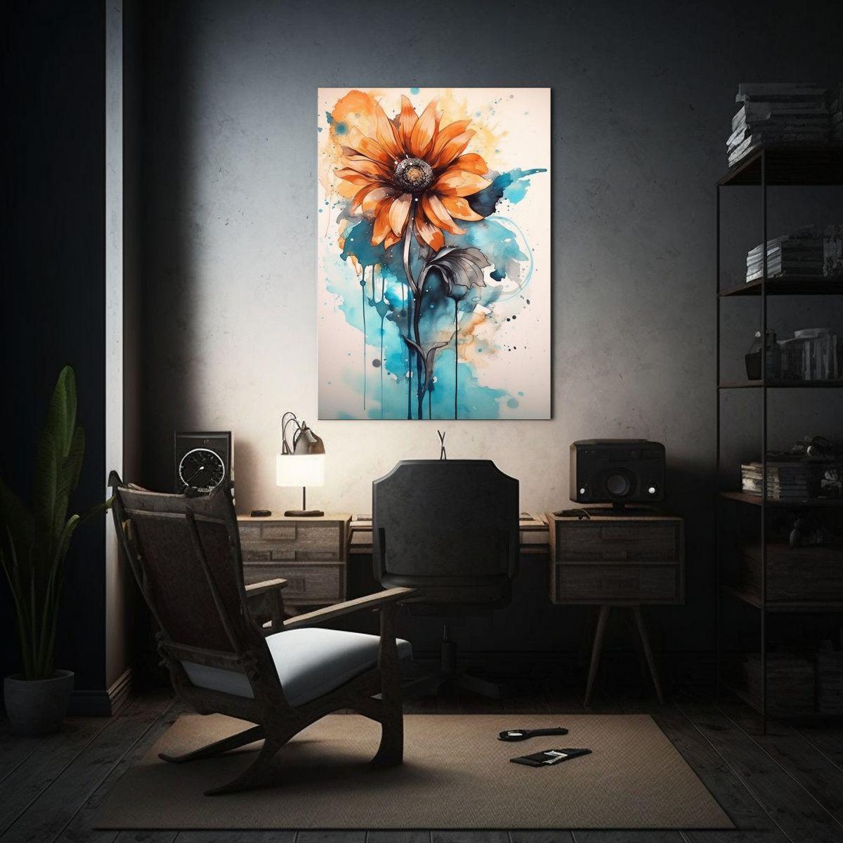 Pinturas Decorativas De Flores Con Estilo 20x30cm-2