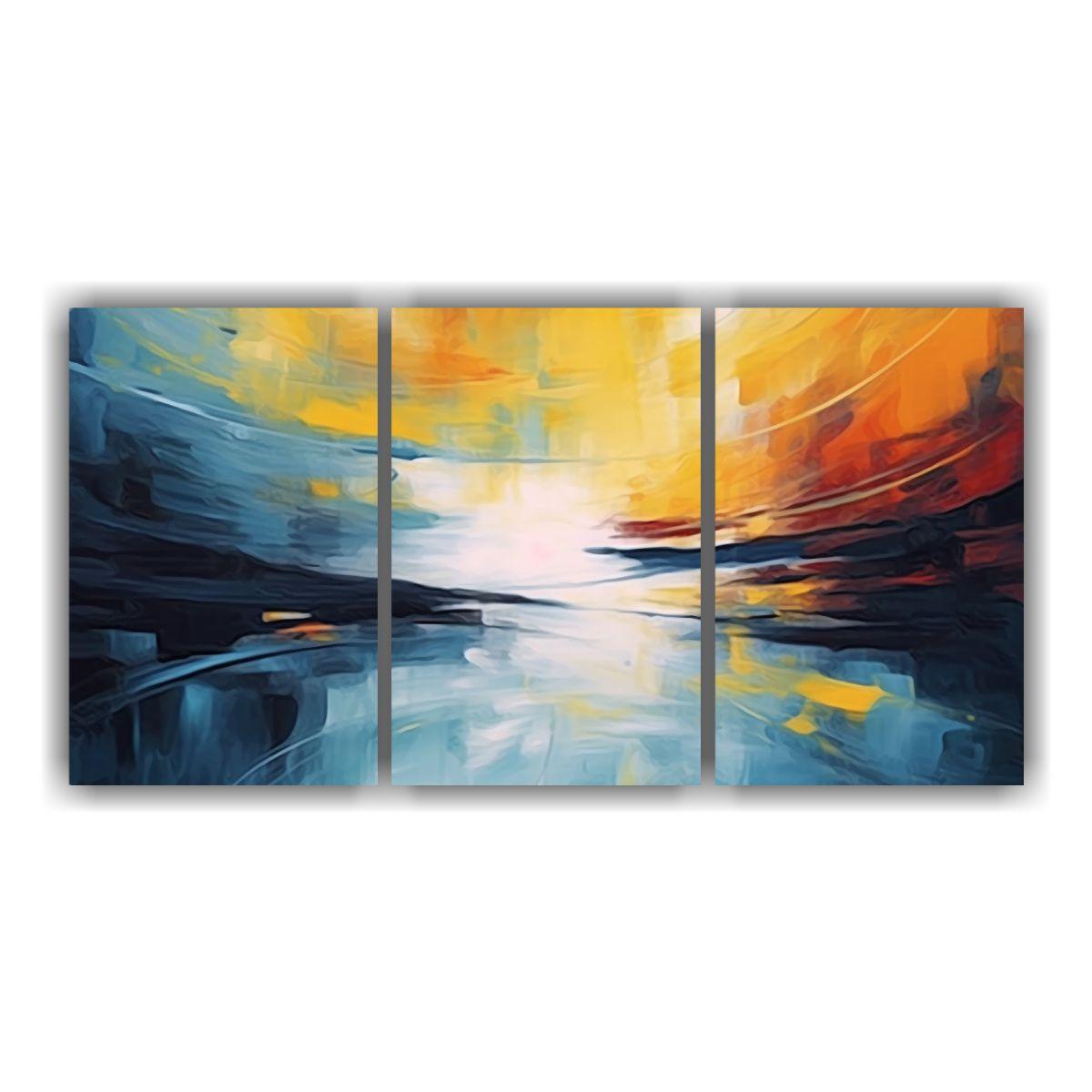 Conjunto 3 Lienzos Inspiradores Estilo 150x75 Cm-0