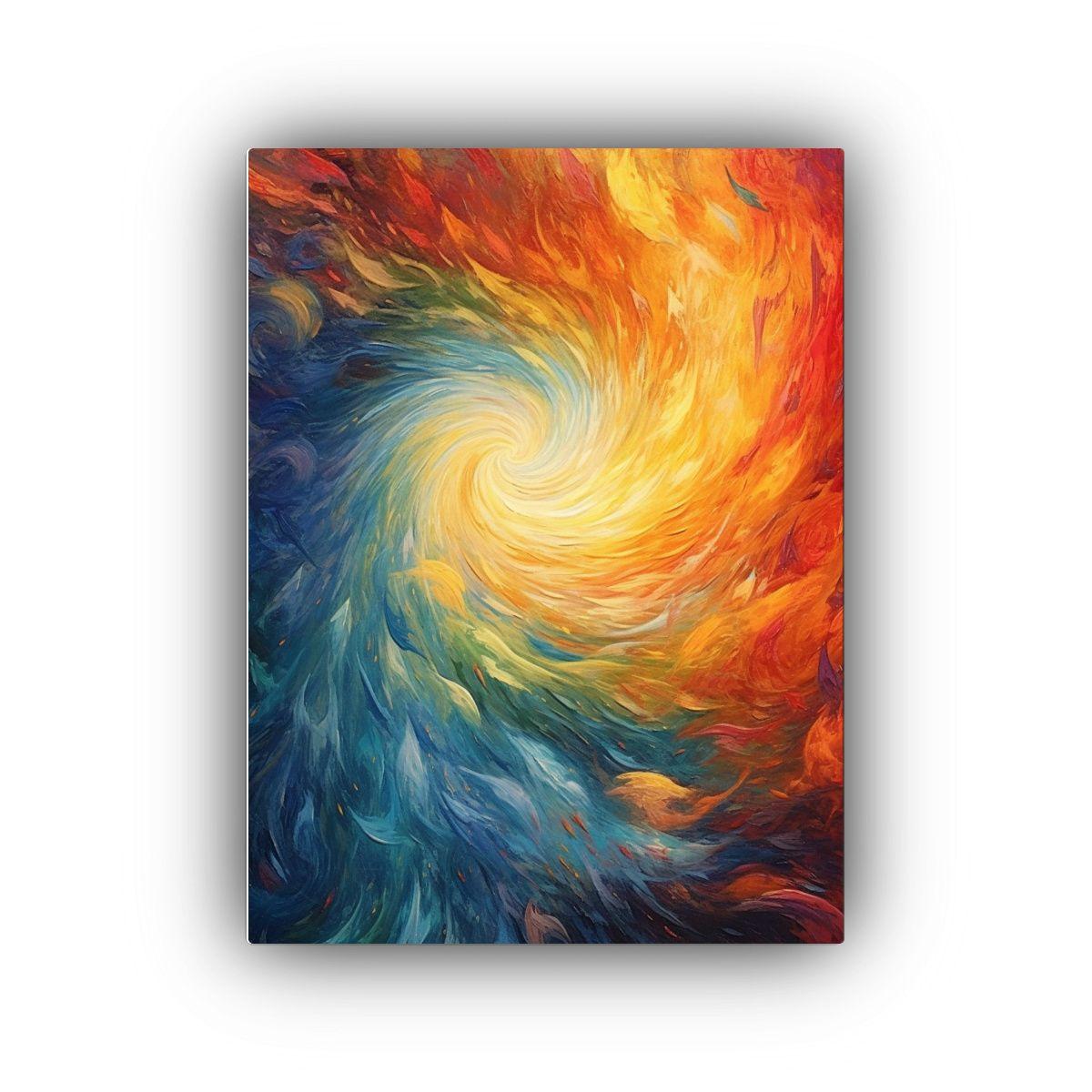 Cuadro Hermoso Alegría Vórtice Giratorio Viñas 40x50cm-0