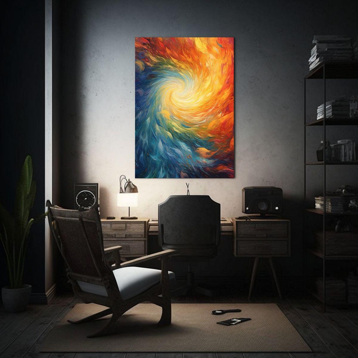 Cuadro Hermoso Alegría Vórtice Giratorio Viñas 40x50cm-2