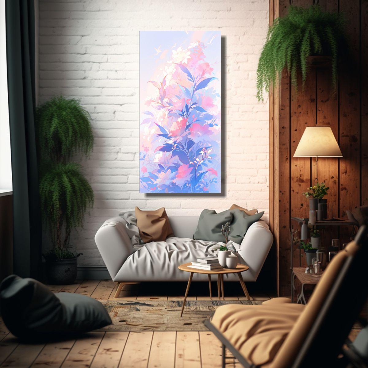 Pinturas De Decoración En Estilo Moderno único, 50x100cm-2