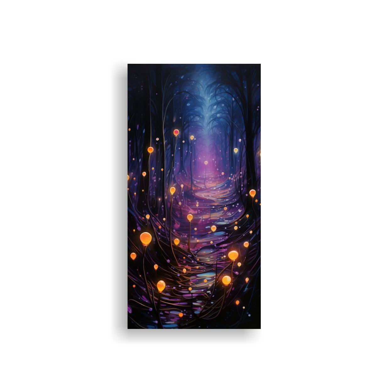 Pintura Decorativa De Lienzo Acuarela, Baile 20x40cm-0