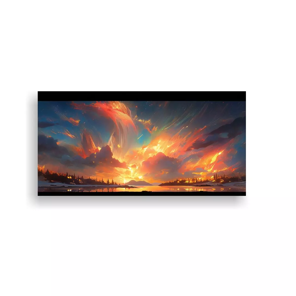 Venta Pinturas Abstractas Armonía Cromática 120x60cm-0