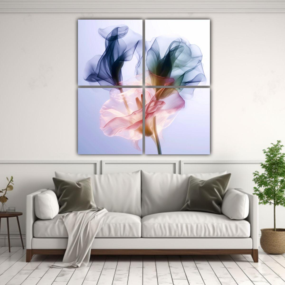 Fotografía Calidez Marie: Flores En Desenfoque 200x200 Cm-2