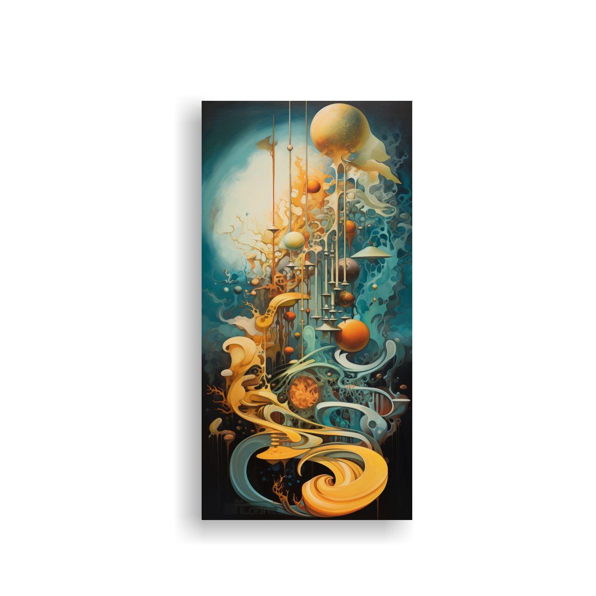 Cuadros Decorativos Surrealistas Con Expresividad 30x60 Cm-0