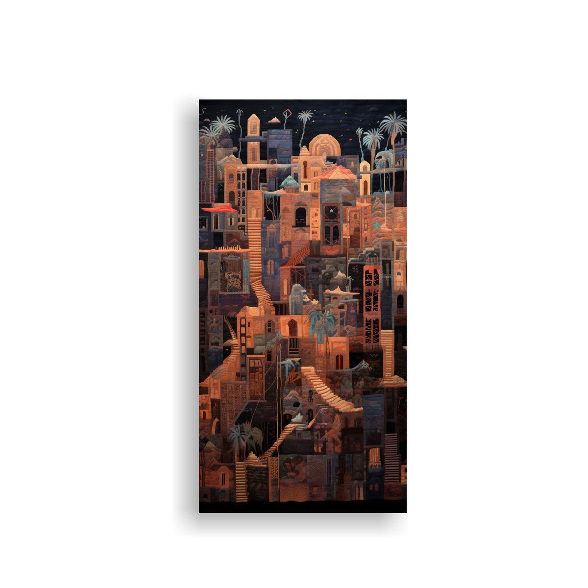 Pintura Decorativa Lienzo Bellas Historias 20x40cm-0