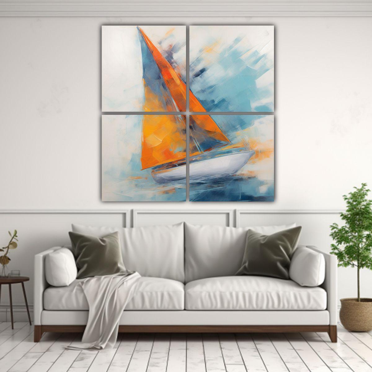 Cuadros Abstractos De Alta Calidad: Envisiona Una 120x120 Cm-2