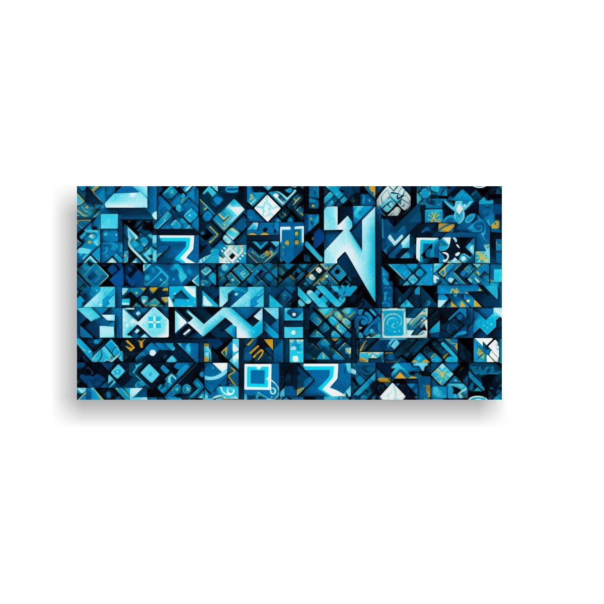 Pintura Decorativa De Tema Cultural Con Letras 100x50cm-0