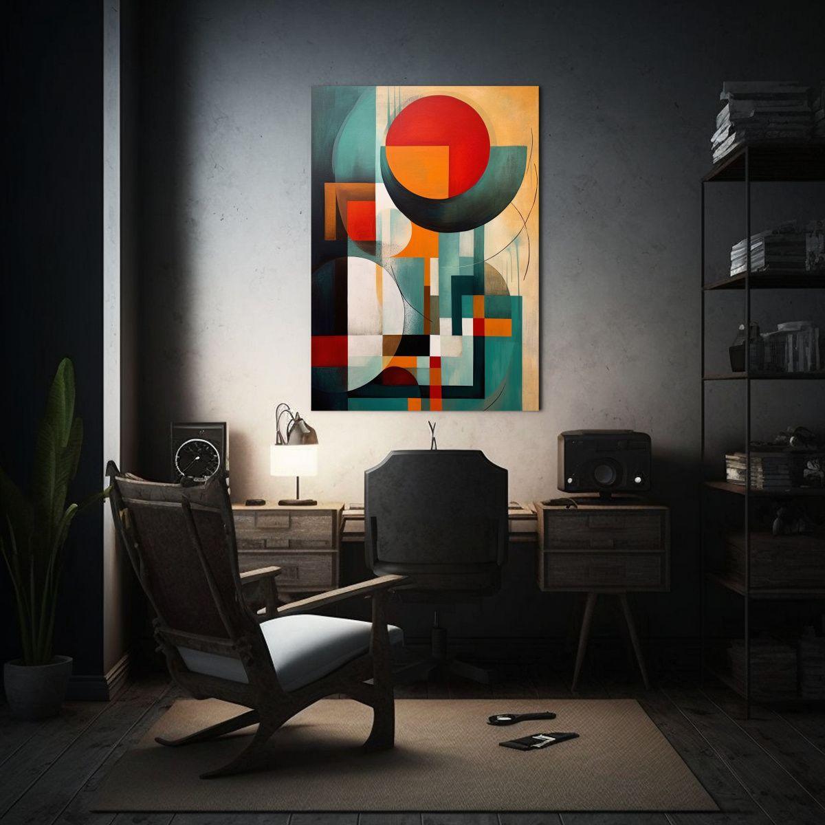 Cuadro Abstracto Innovador De Fiona Howard 80x120cm-2