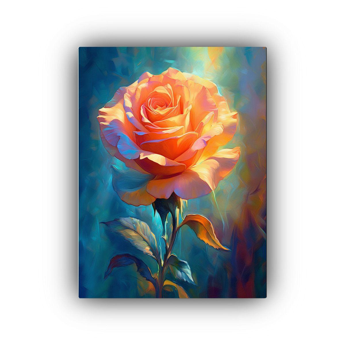 Lienzo Colores Habitación The Rose En 40x50cm-0