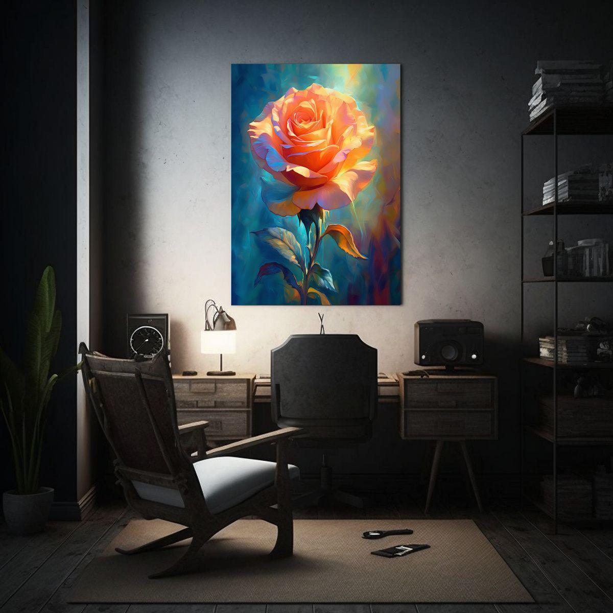 Lienzo Colores Habitación The Rose En 40x50cm-2