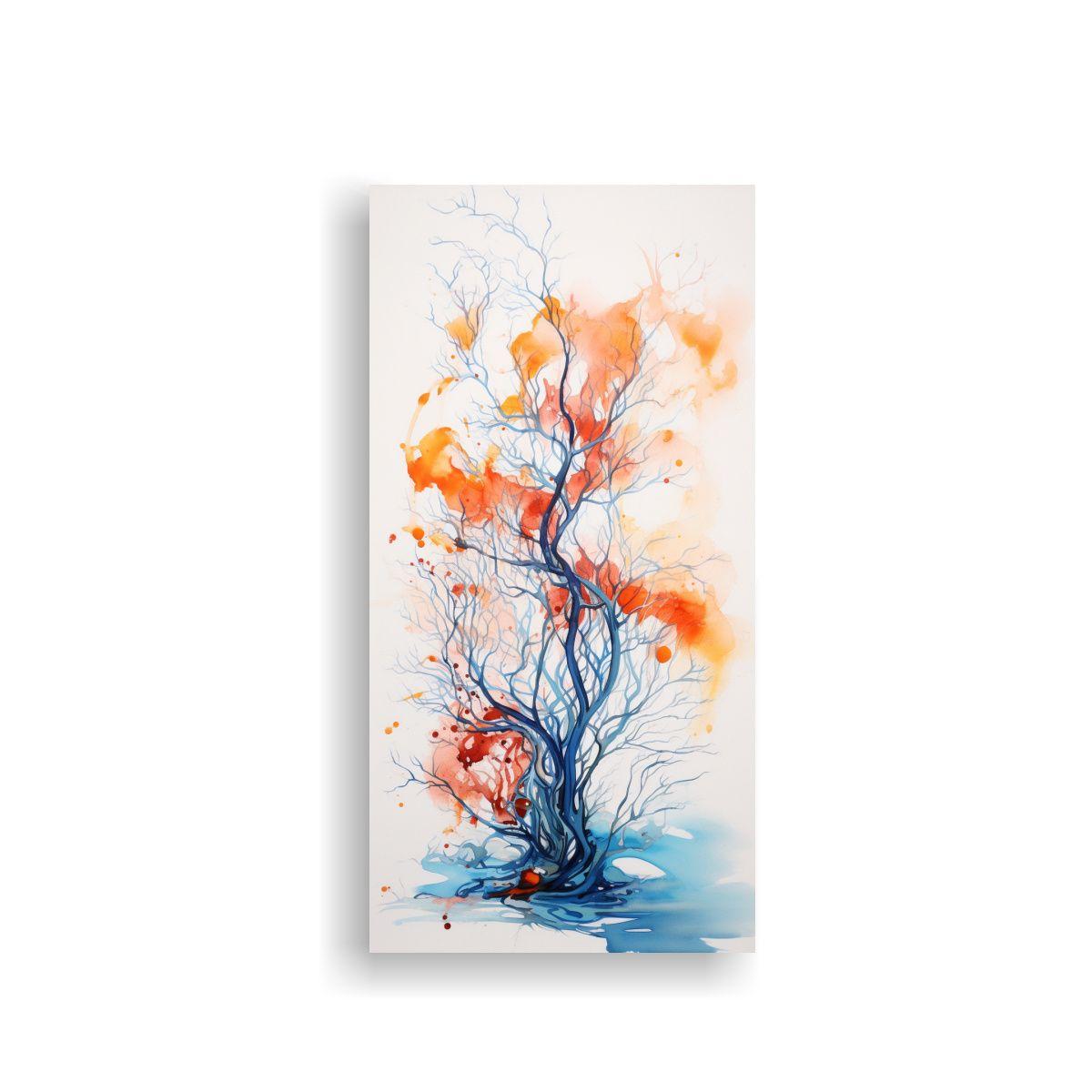 Cuadro Abstracto Innovador De Un árbol De 60x120cm-0